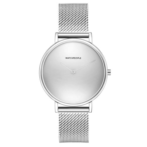 WATCHPEOPLE - YES MINIMAL MESH - silber - silber - silber / 35 MM